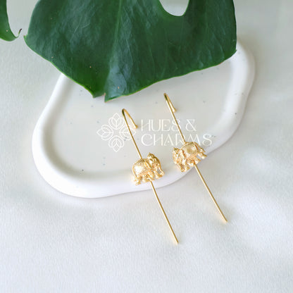 GOLDEN ELEPHANT EAR CUFF