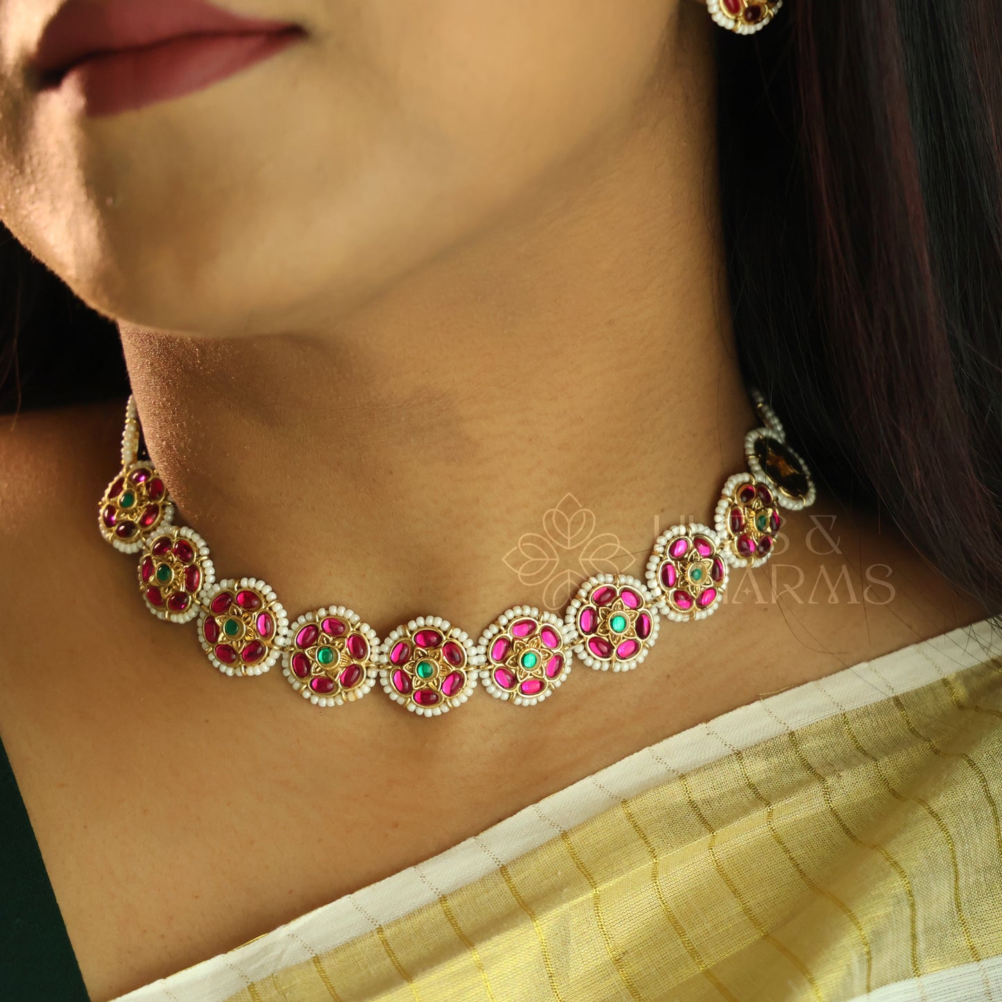 STATEMENT JADAU KANKA CHOKER SET |PREMIUM JEWELLERY