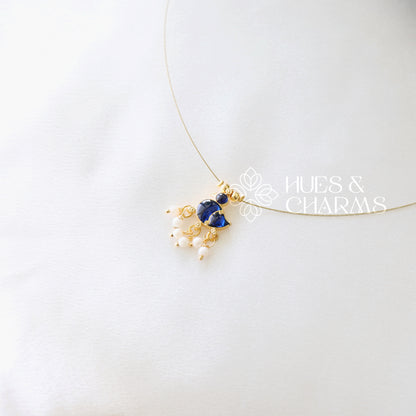 GOLDEN DUCK CHARM FLOATING NECKPIECE (COLOURS AVAILABLE)
