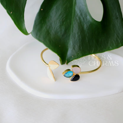 GOLDEN GLOSSY AURORA BANGLE (COLOURS AVAILABLE)