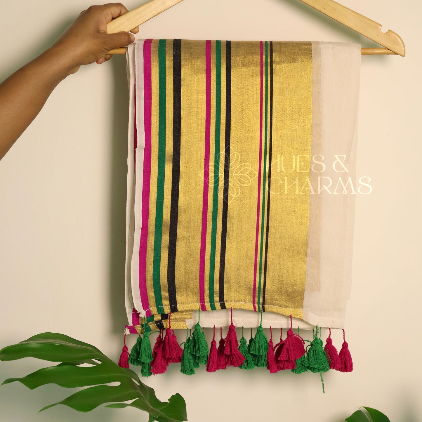PURE MUL COTTON SAREE- VARNAPOOVU