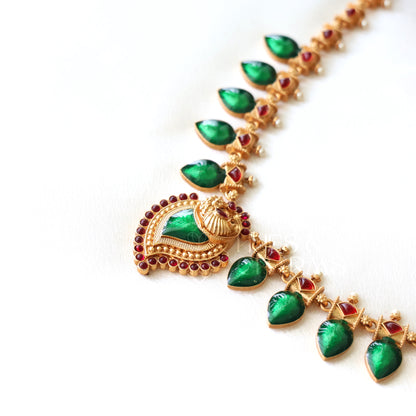 TRADITIONAL MOHINI PALAKKA NECKLACE SET