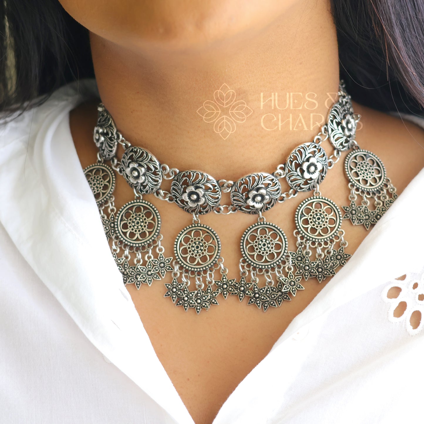 OXIDIZED STATEMENT CHOKER