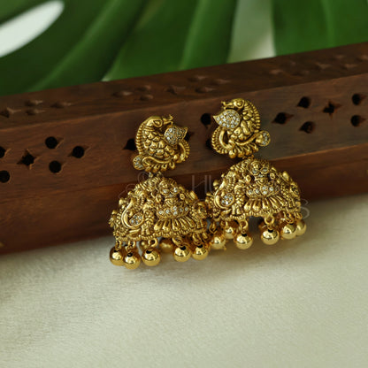 TRADITIONAL  SWARNAMAYURI LAKSHMI JHUMKA | PREMIUM JEWELLERY