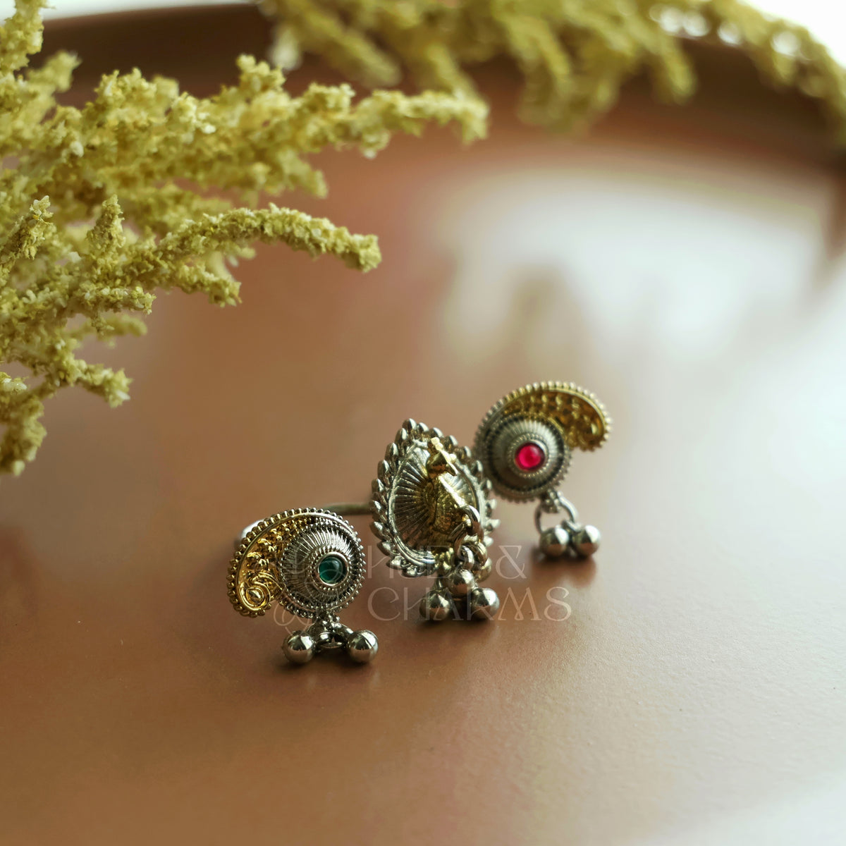 SURMAYI OXIDIZED RING
