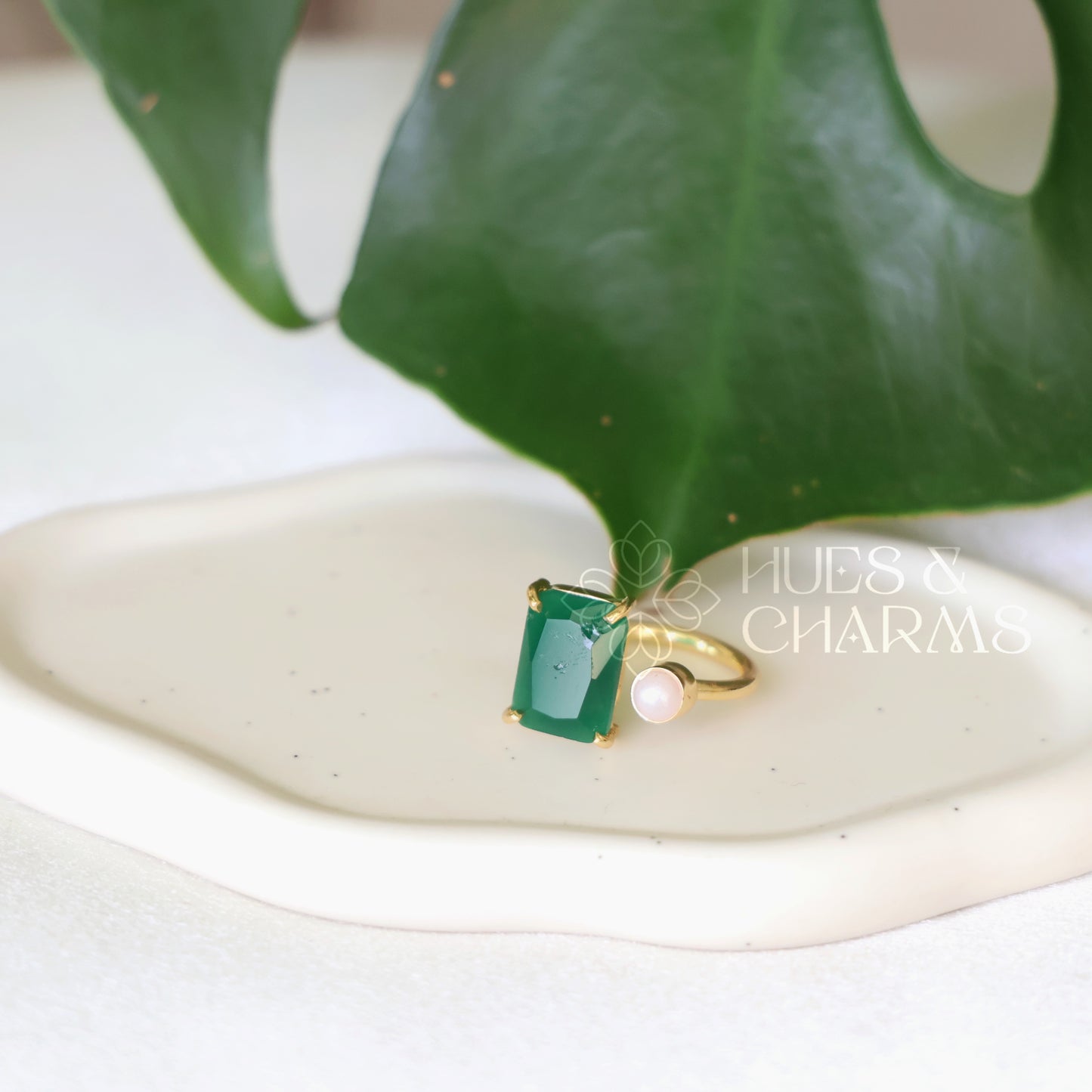 GOLDEN CRIMSON BLOOM ADJUSTABLE RING (COLOURS AVAILABLE)