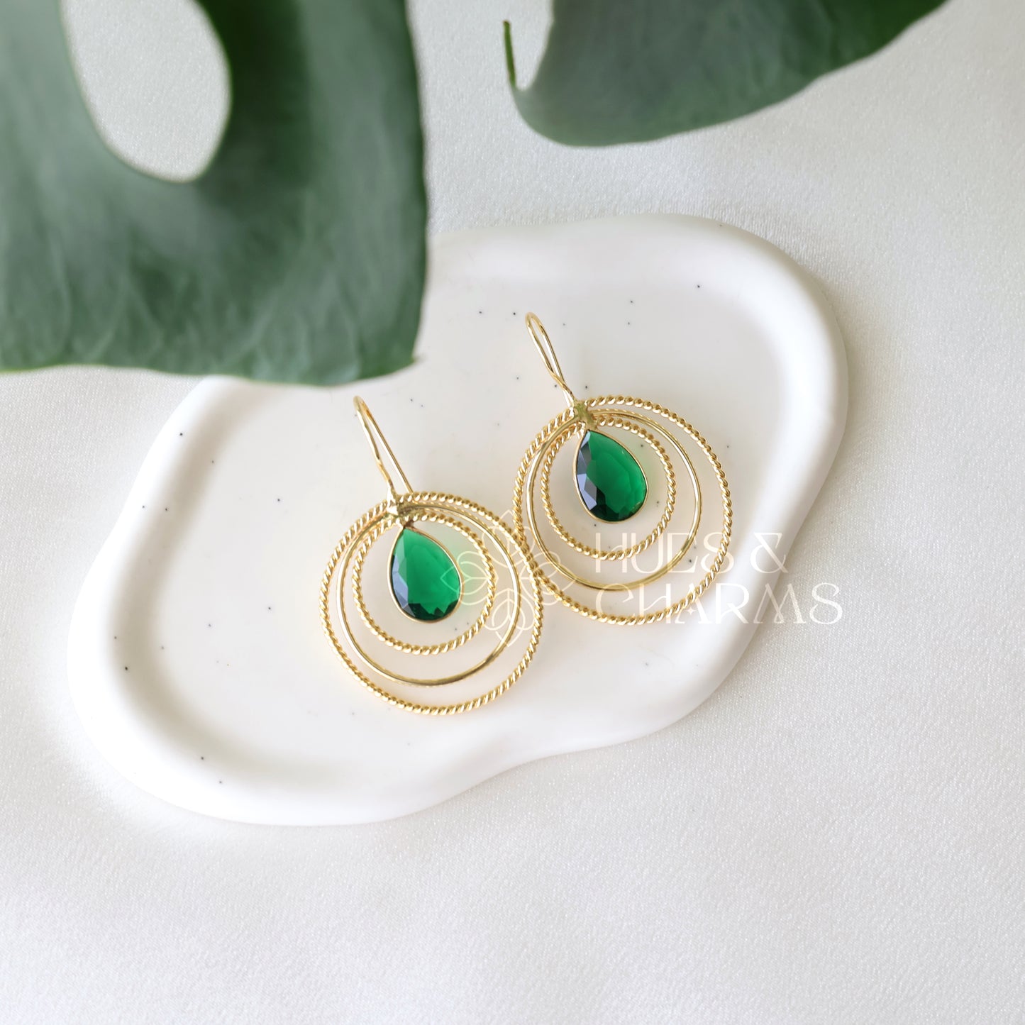 GLOSSY DANGLER EARRINGS (COLOURS AVAILABLE)