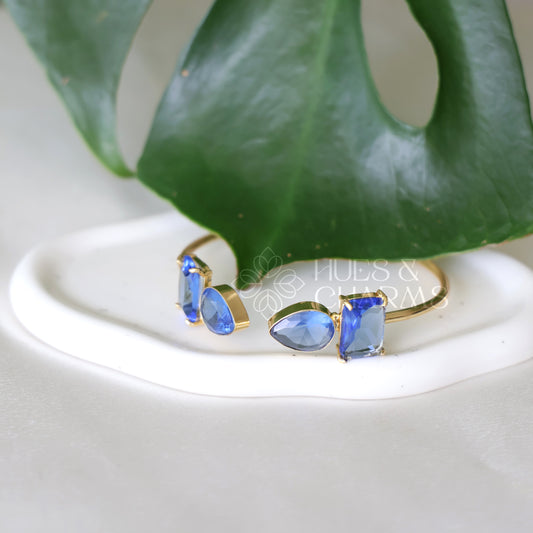 GOLDEN GLOSSY HARMONY BANGLE (COLOURS AVAILABLE)