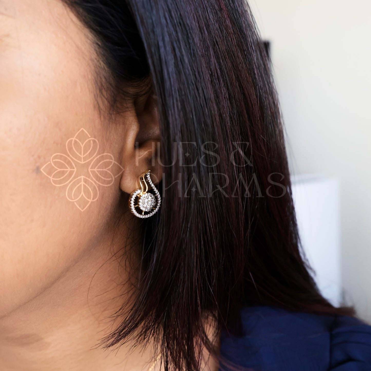 AURELIA PAISELEY CZ PENDENT SET|PREMIUM COLLECTION