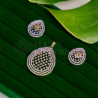ELARA CZ PENDENT SET|PREMIUM COLLECTION