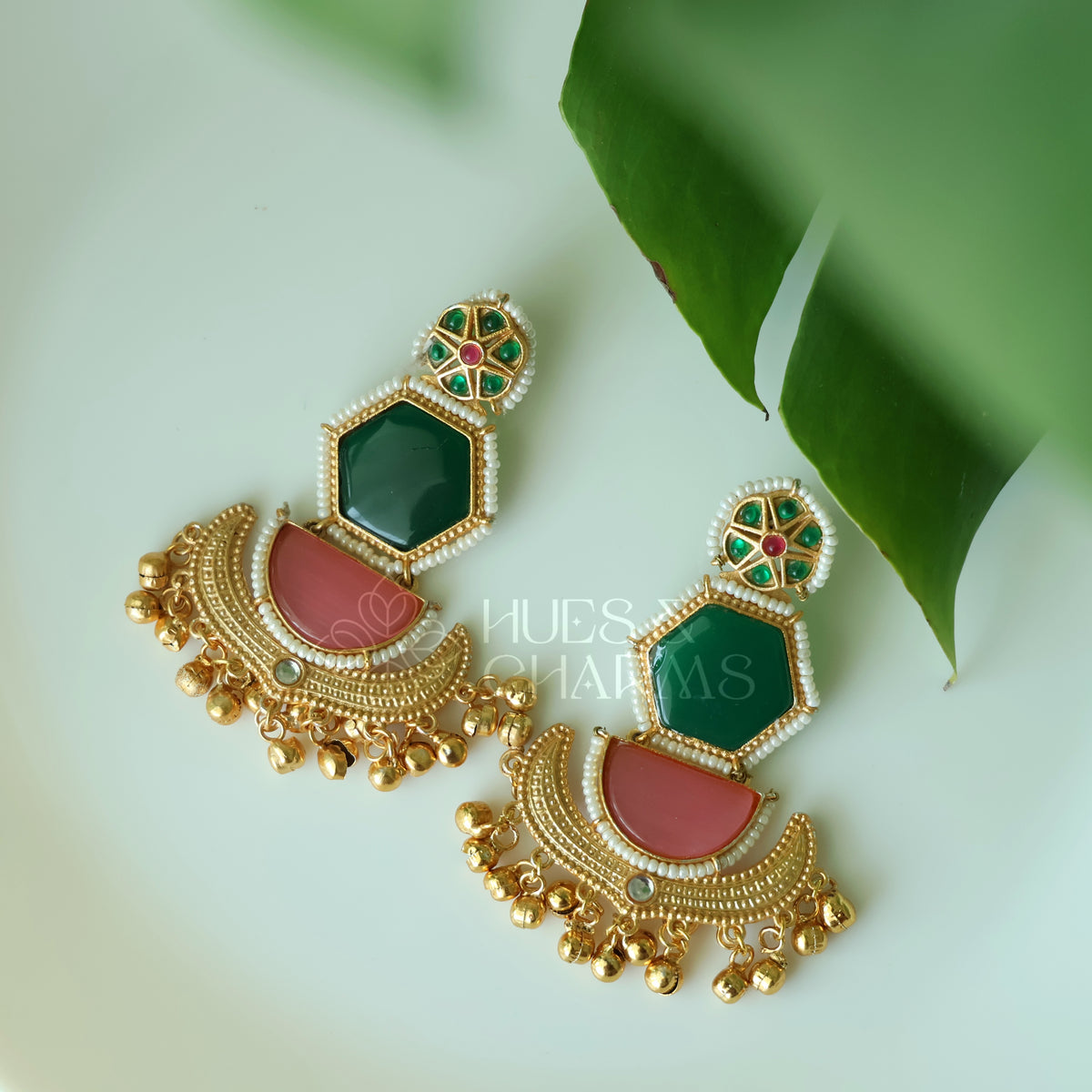 RUHA DANGLER EARRINGS (Colours available)