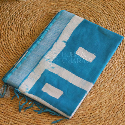 Tuser Linen Box Batik Saree