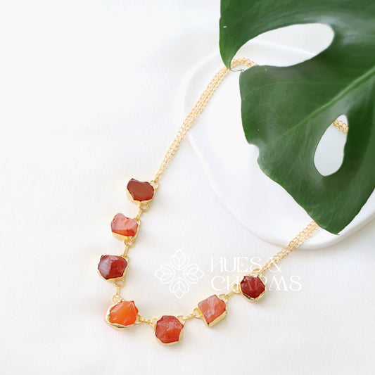 GOLDEN 7 RAW STONE BOLD NECKPIECE