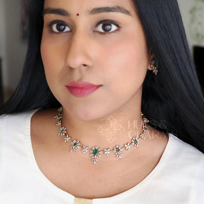 FLORAL AD NECKLACE SET