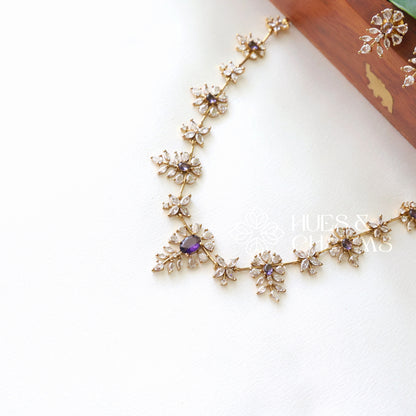 FLORAL AD NECKLACE SET