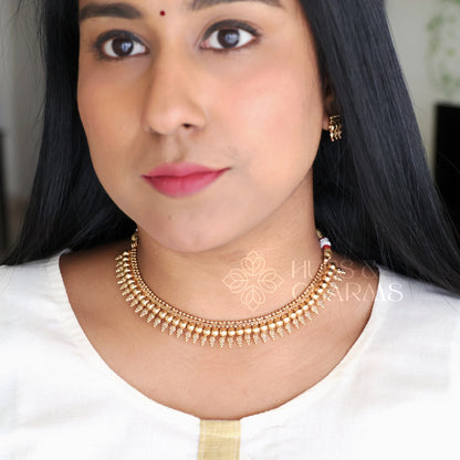 GOLDEN SWARNIKA NECKLACE SET