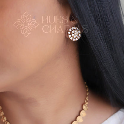 TRADITIONAL LAKSHMI DETAILED STATEMENT NECKLACE SET