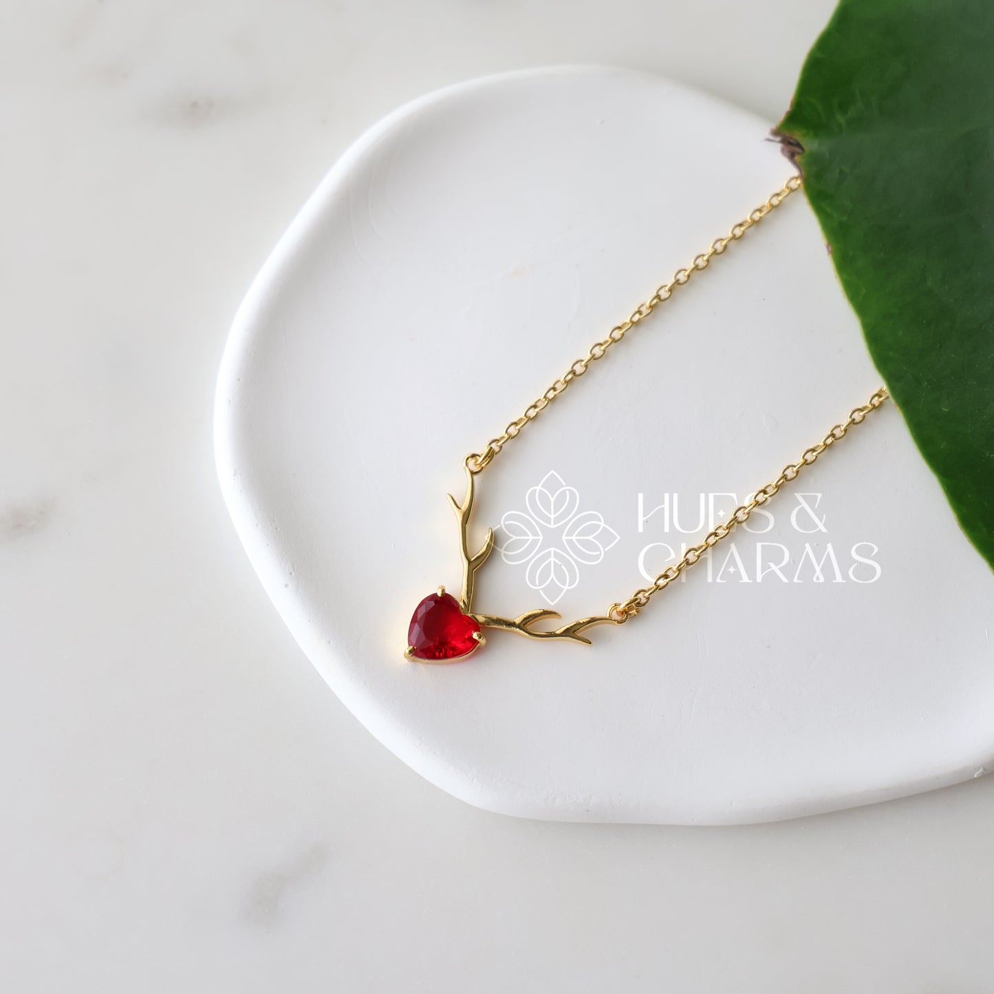 GLOSSY ETERNAL LOVE PENDANT NECKPIECE (COLOURS AVAILABLE)