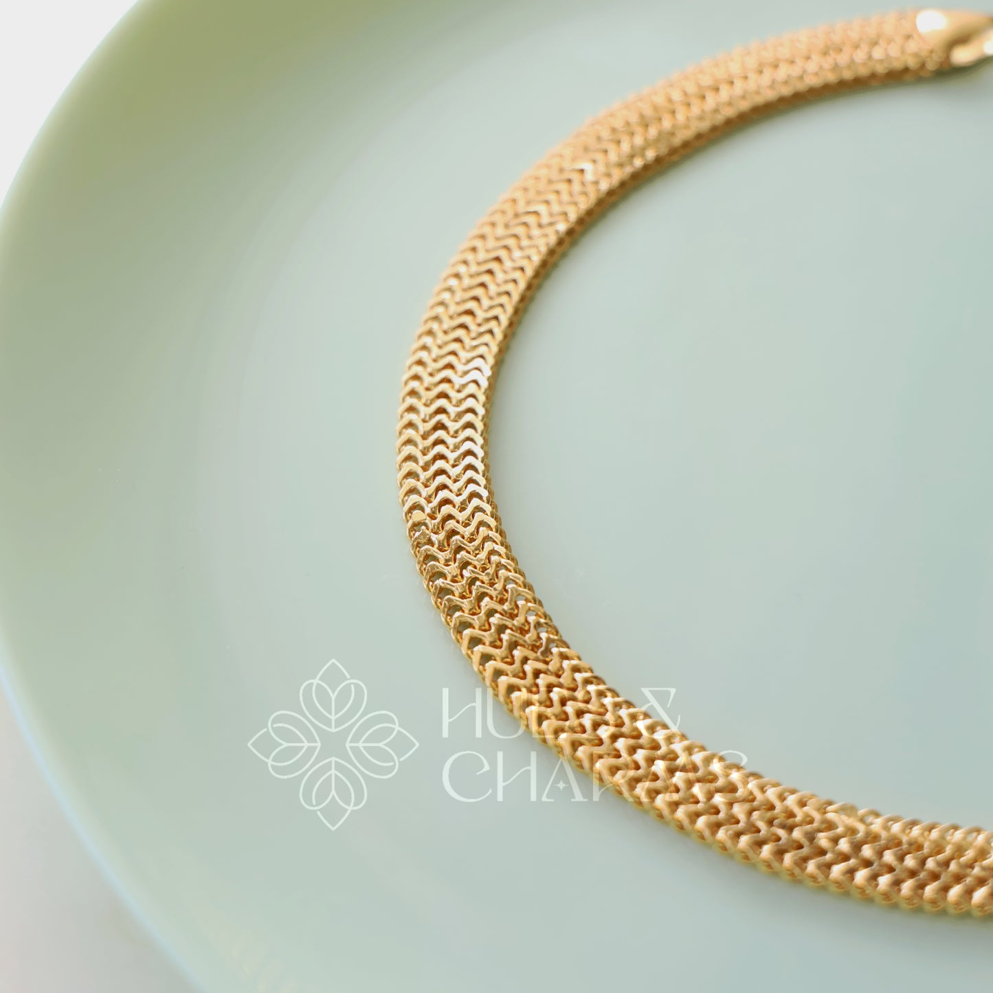 TRADITIONAL KASAVU NECKLACE |GOLD PLATED