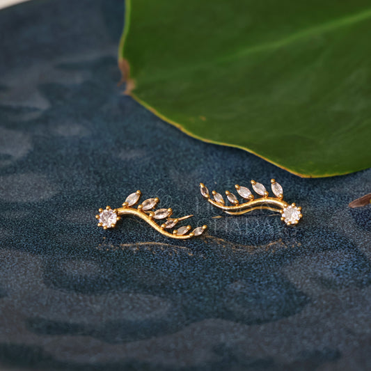 GOLDEN AURELEAF CLIMBERS AD EAR CUFF