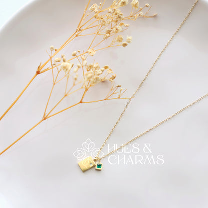 GOLDEN SIMPLE PENDANT NECKPIECE