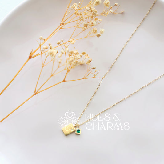 GOLDEN SIMPLE PENDANT NECKPIECE