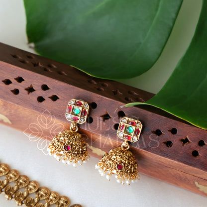 GOLDEN HERITAGE MAHALAKSHMI KASU MALA HAARAM SET