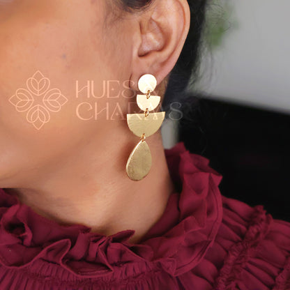 GOLDEN SOLARA DROPS EARRINGS