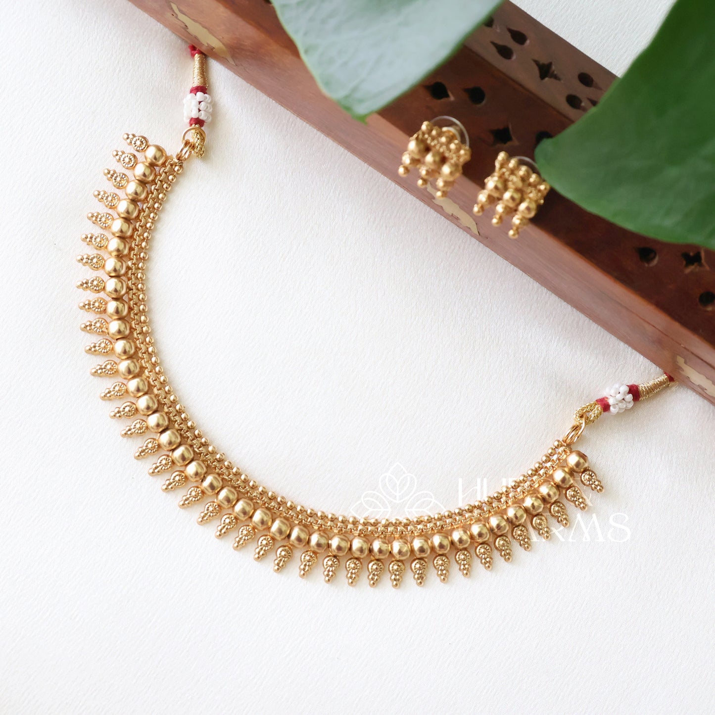 GOLDEN SWARNIKA NECKLACE SET