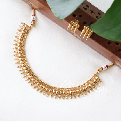 GOLDEN SWARNIKA NECKLACE SET
