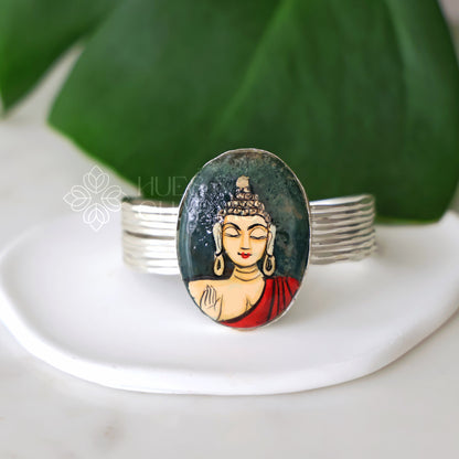 HAND PAINTED BUDHA BANGLE