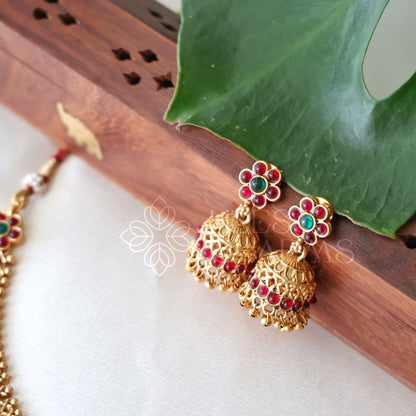 TRADITIONAL PUSHPA GRAND NECKLACE SET