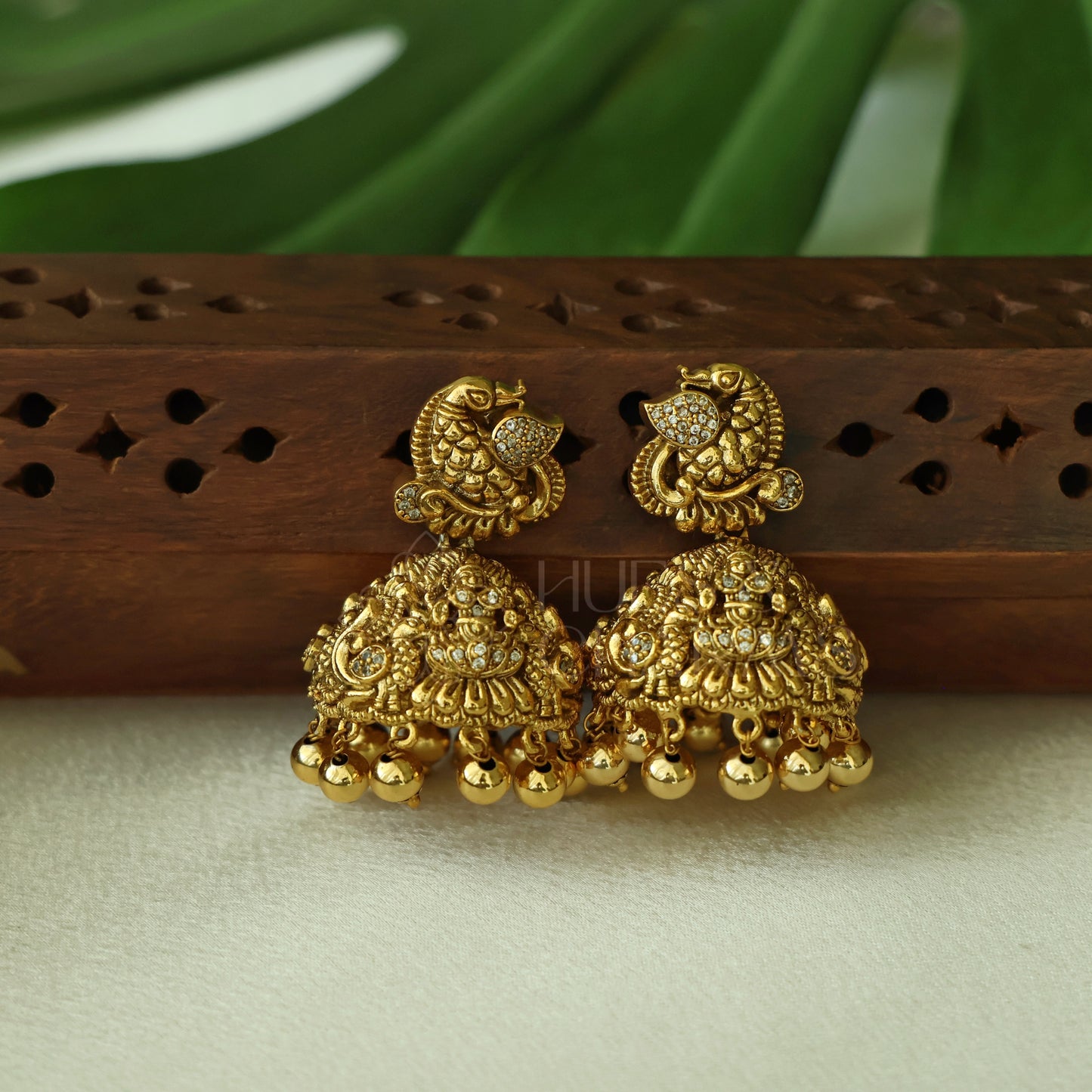 TRADITIONAL  SWARNAMAYURI LAKSHMI JHUMKA | PREMIUM JEWELLERY