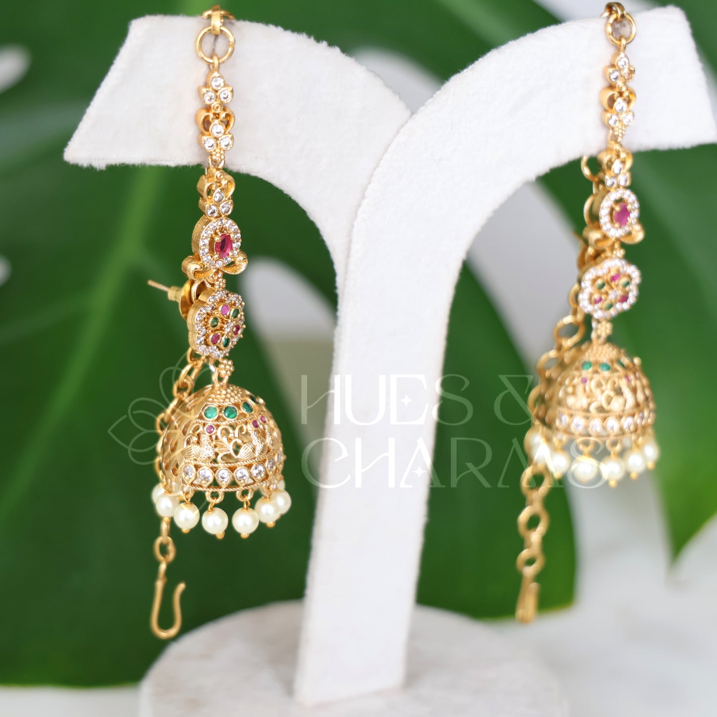 GOLDEN RATNA VENI MATTAL JHUMKA