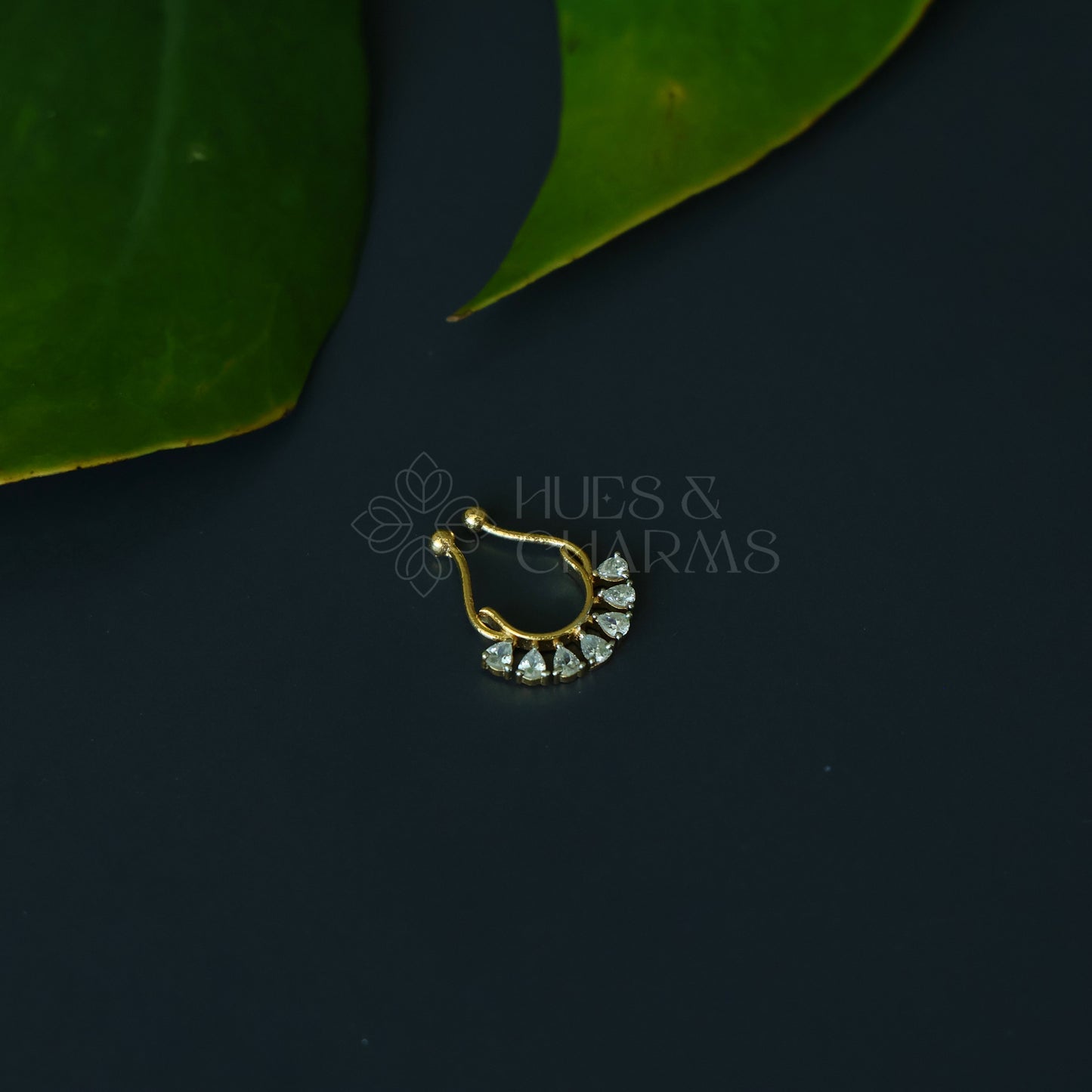 AD STONES SEPTUM NOSE RING - Model 2