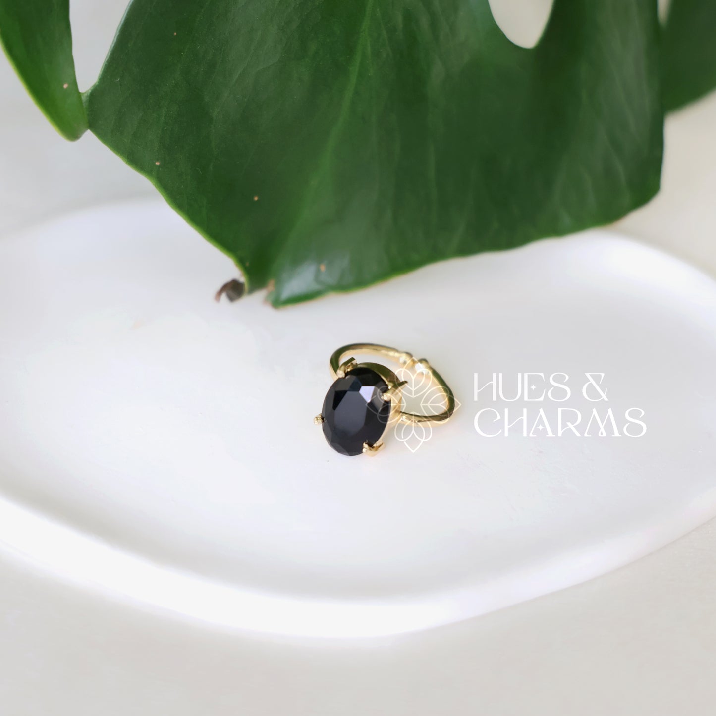GLOSSY TWILIGHT OVAL ADJUSTABLE RING (COLOURS AVAILABLE)