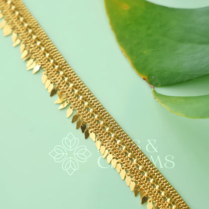 TRADITIONAL STATEMENT ELAKKATHALI CHOKER | GOLD PLATED