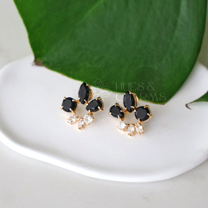 GOLDEN MEDOW AD STUD EARRINGS (COLOURS AVAILABLE)