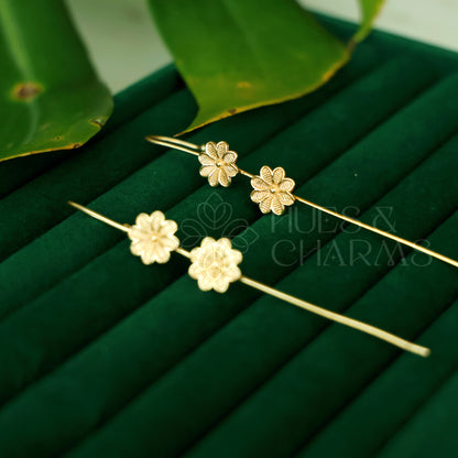GOLDEN TWIN FLOREA EAR CUFF