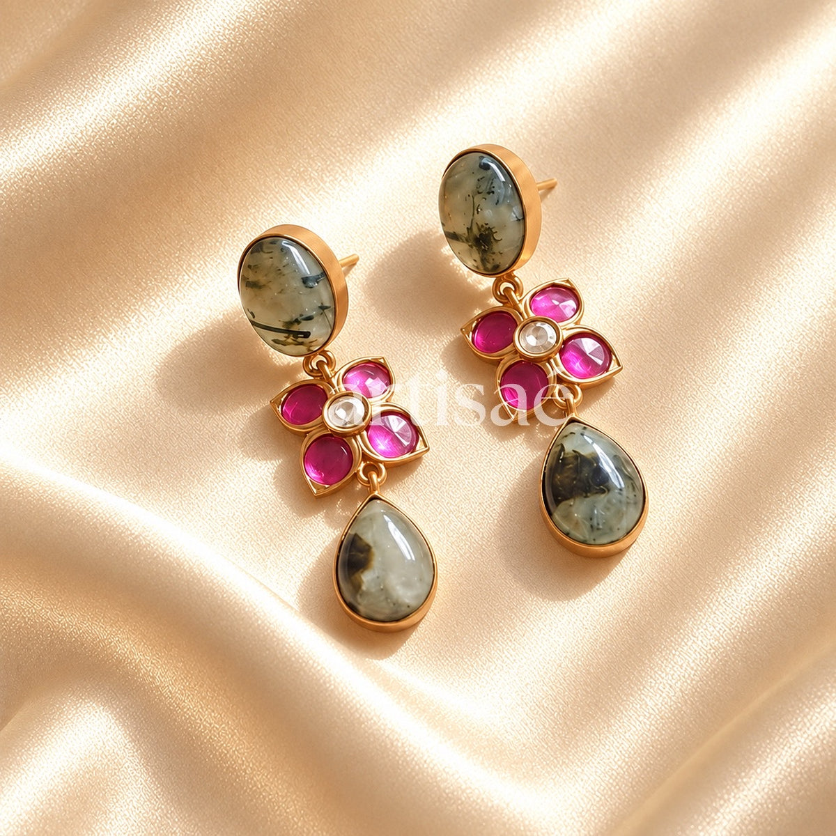 LUMÉRA NATURAL STONE CHOKER SET - CABOCHON