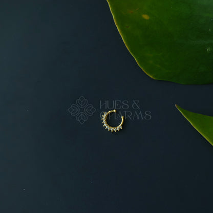 AD STONES SEPTUM NOSE RING - Model 6