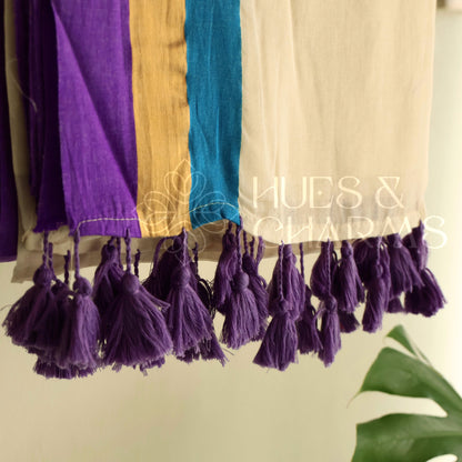 PURE MUL COTTON SAREE - NEELAMBARI