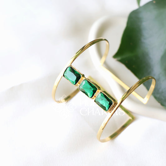 GLOSSY TRIO ECLIPSE HAND CUFF (COLOURS AVAILABLE)