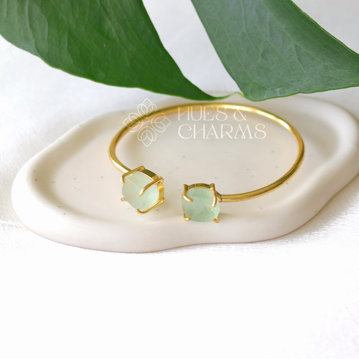 RAW STONE BANGLE (COLOURS AVAILABLE)