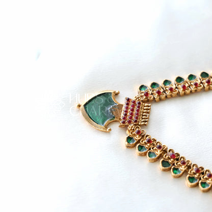 GOLDEN PALAKKA PALLAVI NECKLACE SET