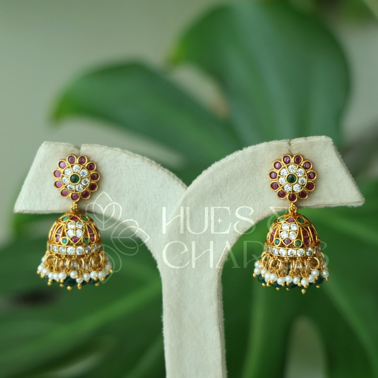 GOLDEN KEMP MAYURI 2 IN 1 NECKLACE SET| PREMIUM JEWELLERY