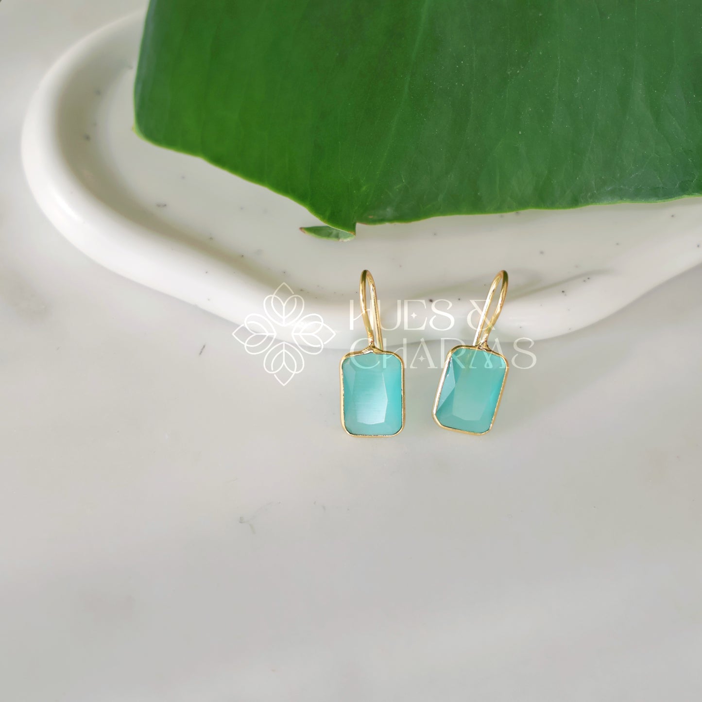 GLOSSY RECTANGLE DROPS (COLOURS AVAILABLE)