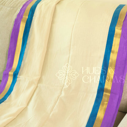 PURE MUL COTTON SAREE - INDRANEELAM