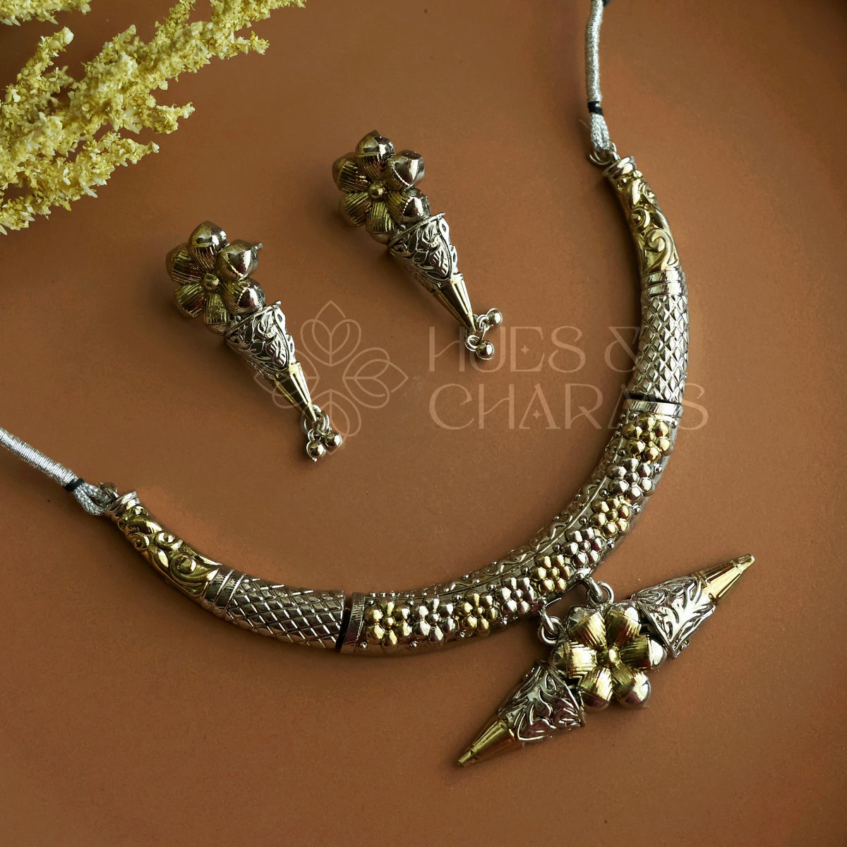 AADYA DUAL TONE NECKLACE SET