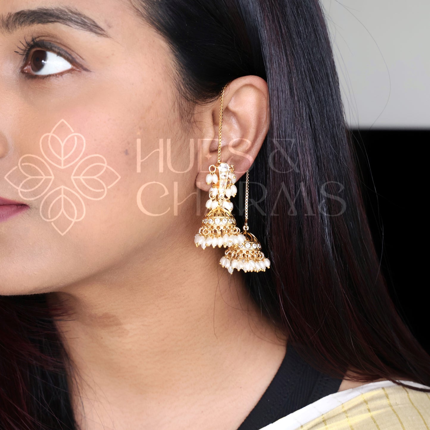 STATEMENT KUNDAN JHUMKA | PREMIUM JEWELLERY